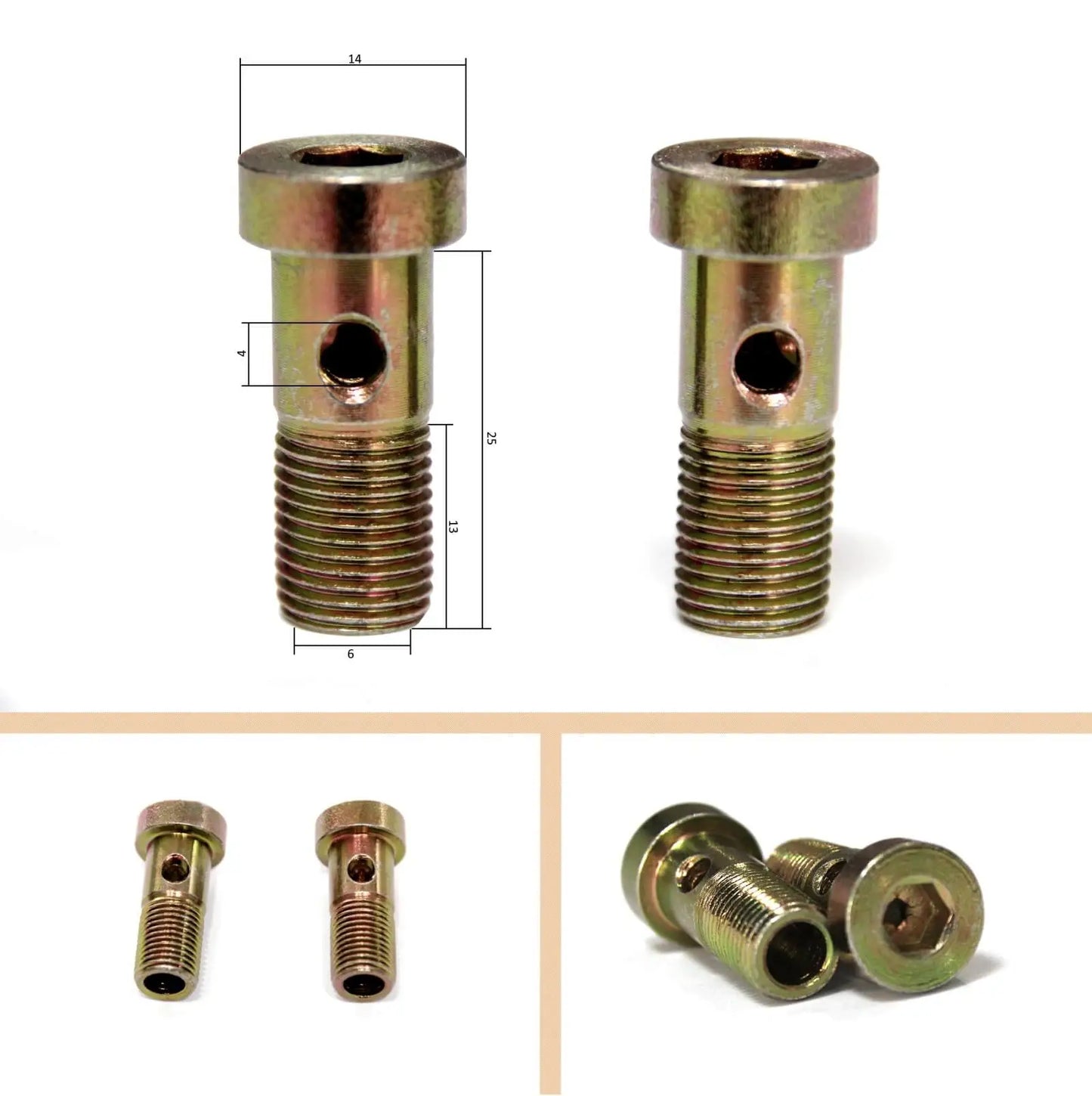 1x Hohlschraube für Ölzulaufleitung Turbolader AUDI VW SEAT SKODA