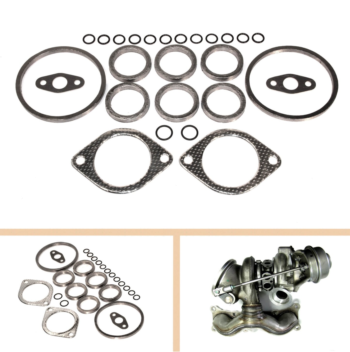 Dichtungssatz BMW 1er 3er X6 Z4 306PS-340PS Bi-Turbo N54 49131-07031