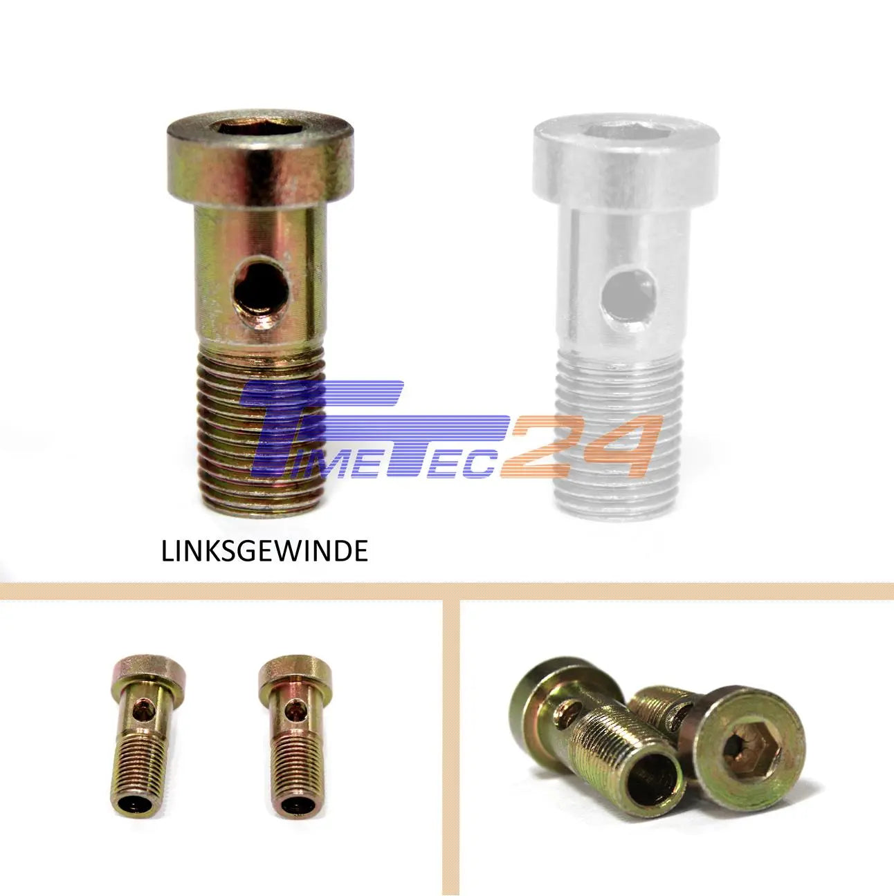 1x Hohlschraube für Ölzulaufleitung Turbolader AUDI VW SEAT SKODA