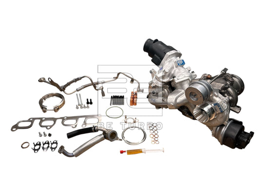 Original RED Turbolader-SuperKit VW CRAFTER 145873 mit Montagesatz & Ölrücklaufleitung