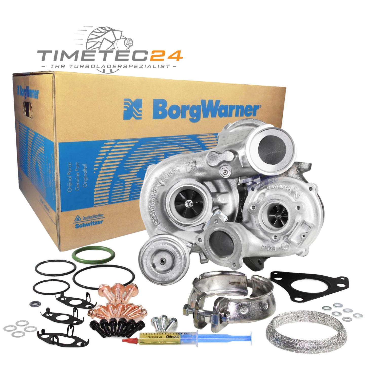 Neuer Original Bi-Turbo C E S GLK Sprinter OM651 OM646 6510906180 Reman + Montagesatz - 10009880076